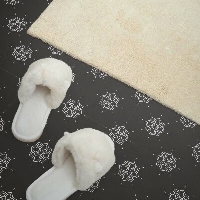 Vinyl tegels zelfklevend Bloemmotief