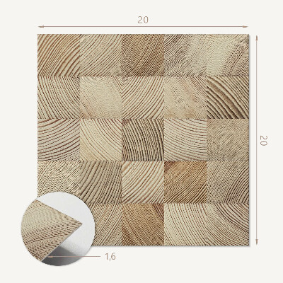 Pvc tegels Houttinten in de opstelling