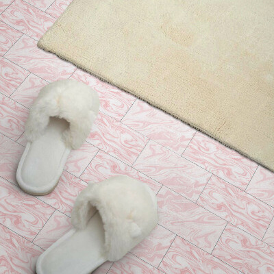 Vinyl tegels zelfklevend Stijlvolle golven in een marmerpatroon