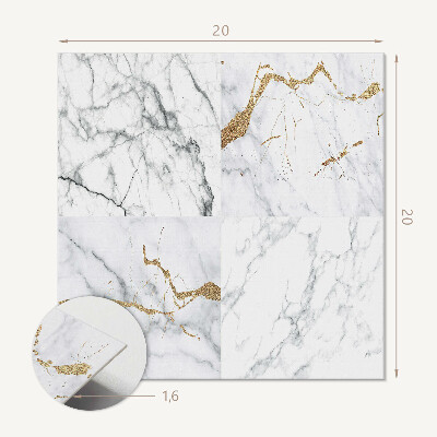 Zelfklevende vinyltegels Marmerpatronen met subtiele adering