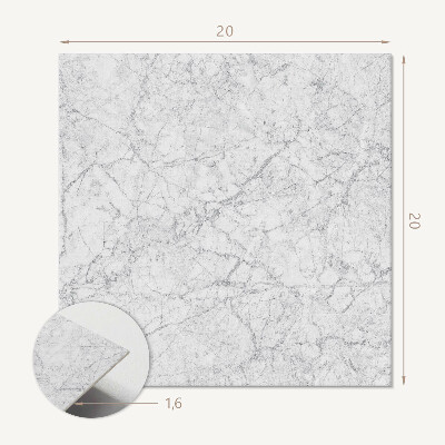 Pvc tegels Patroon met marmeraccenten