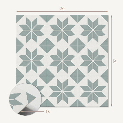 Pvc tegels Geometrische bloemenpatronen