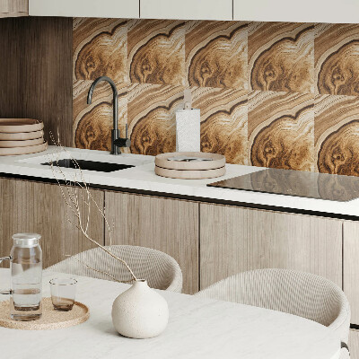 Zelfklevende vinyltegels Houten organische motieven