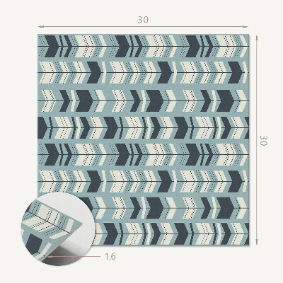 Pvc tegels Dynamische pijlpatronen in de meetkunde