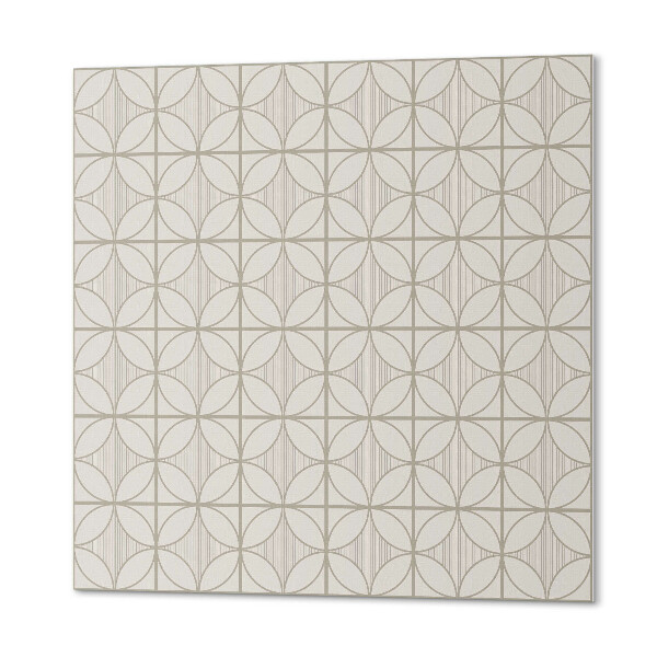 Pvc tegels Geometrie met cirkels in een moderne versie