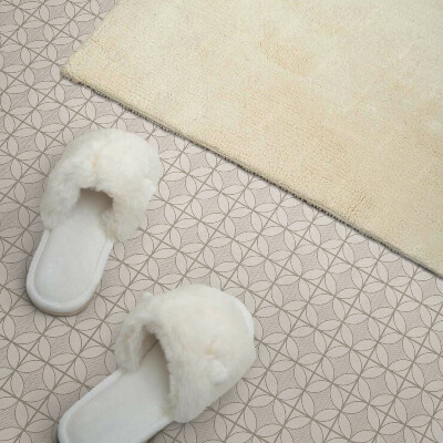 Pvc tegels Geometrie met cirkels in een moderne versie