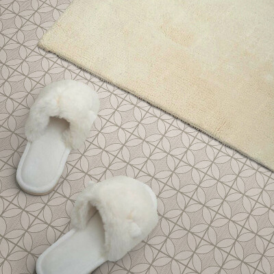 Pvc tegels Geometrie met cirkels in een moderne versie