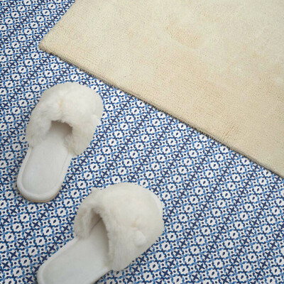 Vinyl tegels zelfklevend Geometrie in bloemvormen