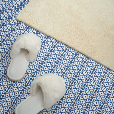 Vinyl tegels zelfklevend Geometrie in bloemvormen