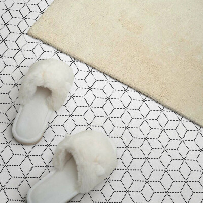 Pvc tegels Zeshoekig stippenpatroon