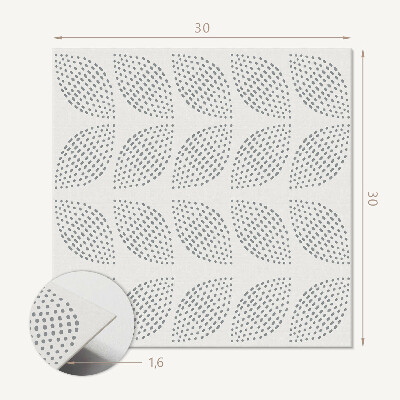 Zelfklevende vinyltegels Gestippeld bladpatroon