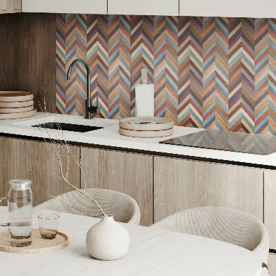 Zelfklevende vinyltegels Houten visgraat in een elegante uitvoering