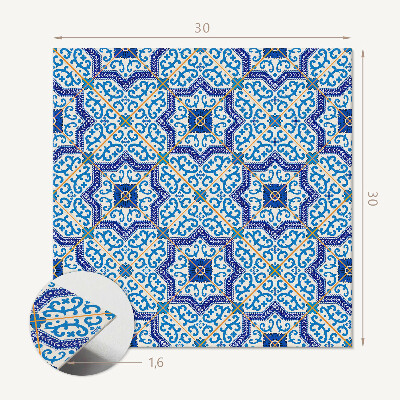 Vinyl tegels zelfklevend Decoratieve patronen in de ornamentale stijl