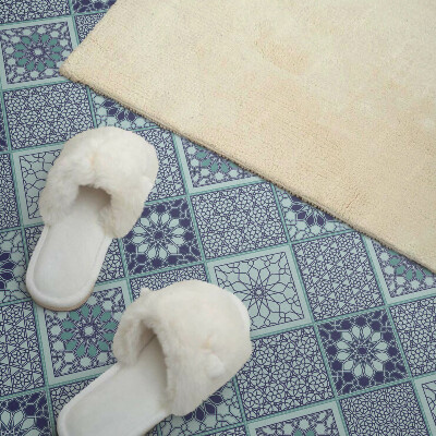 Pvc tegels Geometrische patronen in een mozaïekcompositie