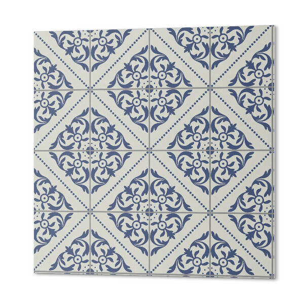 Zelfklevende vinyltegels Bloemmotief in stijl