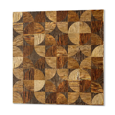 Pvc tegels Geometrie in de vorm van natuurlijk hout