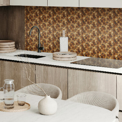 Pvc tegels Geometrie in de vorm van natuurlijk hout