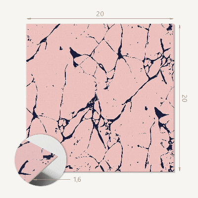 Vinyl tegels zelfklevend Een elegant abstract marmerpatroon