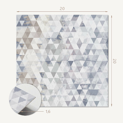 Zelfklevende vinyltegels Abstracte driehoekige vormen