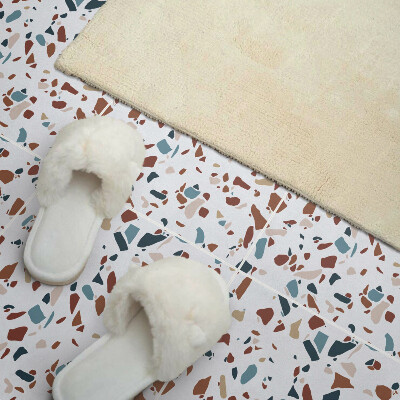 Vinyl tegels zelfklevend Abstracte mozaïekcompositie