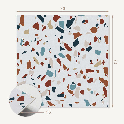 Vinyl tegels zelfklevend Abstracte mozaïekcompositie