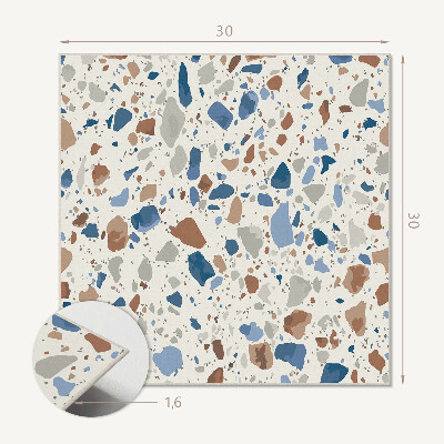 Zelfklevende vinyltegels Steen-geïnspireerd patroon