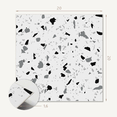 Vinyl tegels zelfklevend Abstracte steenmotieven