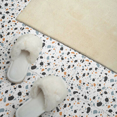 Zelfklevende vinyltegels Artistiek patroon met abstracte vlekken