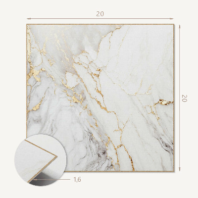 Pvc tegels Stijlvol marmer met delicate aderen