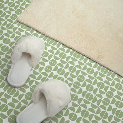 Vinyl tegels zelfklevend Stijlvol patroon van ronde vormen