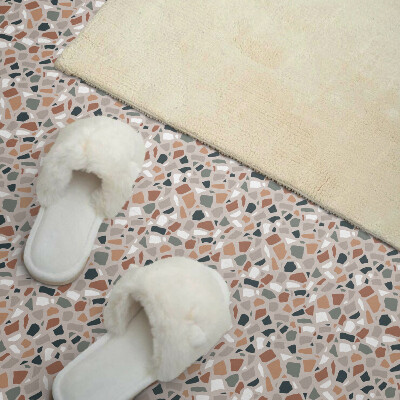 Vinyl tegels zelfklevend Steen-stijl patroon