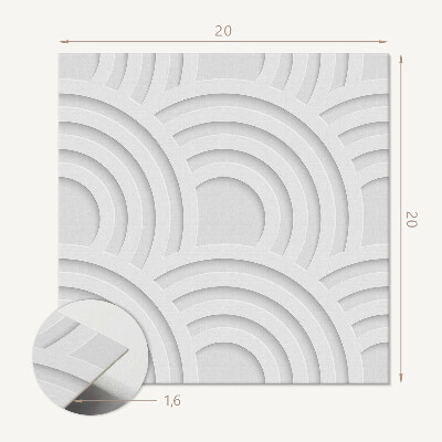 Pvc tegels Bochtige patronen