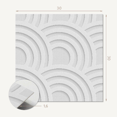 Pvc tegels Bochtige patronen