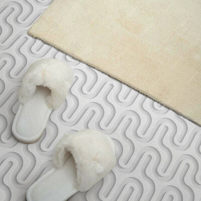 Pvc tegels 3D-golven