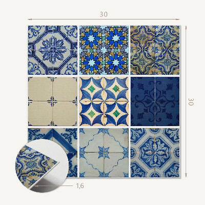 Zelfklevende vinyltegels Keramische tegelmotieven