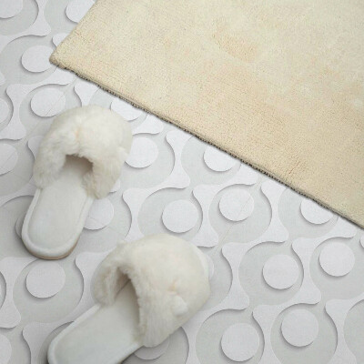 Pvc tegels Patroon met cirkels in een abstracte vorm