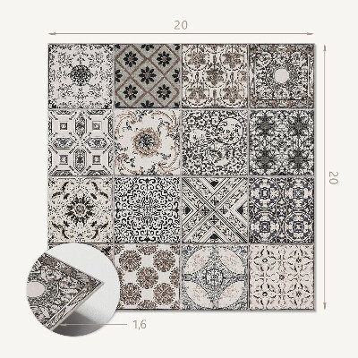 Vinyl tegels zelfklevend Vintage designklassiekers