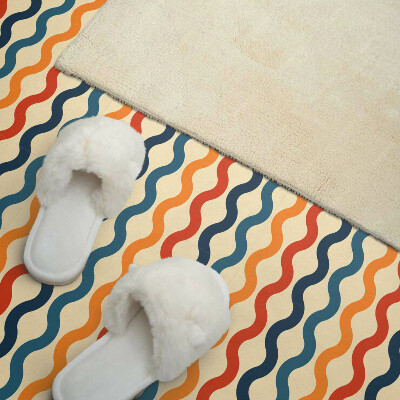 Zelfklevende vinyltegels Golven in een dynamische compositie