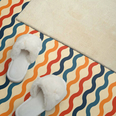 Zelfklevende vinyltegels Golven in een dynamische compositie