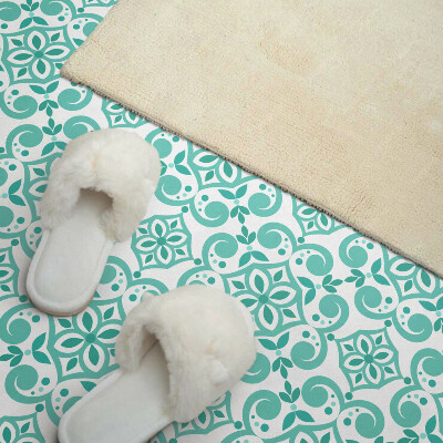 Zelfklevende vinyltegels Elegant design met planten