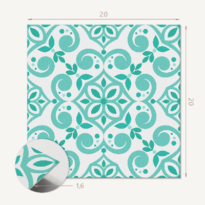 Zelfklevende vinyltegels Elegant design met planten