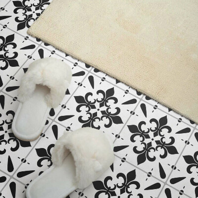 Pvc tegels Bloemenpatronen op een delicate achtergrond