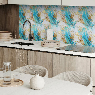 Zelfklevende vinyltegels Abstract patroon van golven en vlekken