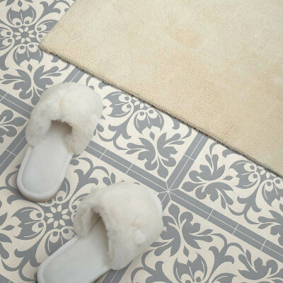 Zelfklevende vinyltegels Bloemenpatroon op tegels