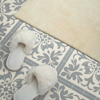 Zelfklevende vinyltegels Bloemenpatroon op tegels