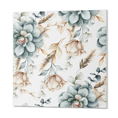 Vinyl tegels zelfklevend Plantenbloempatroon