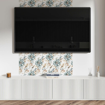 Vinyl tegels zelfklevend Plantenbloempatroon