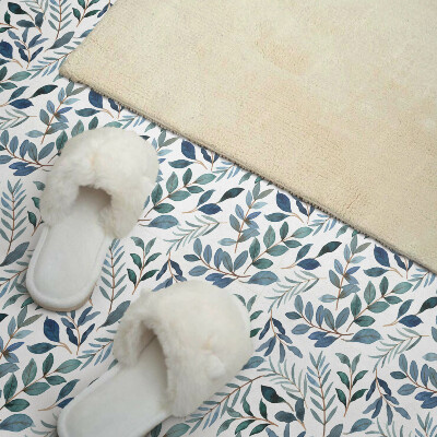 Pvc tegels Achtergrond met een bladpatroon