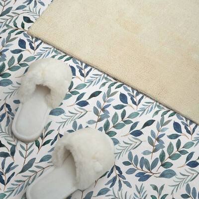 Pvc tegels Achtergrond met een bladpatroon