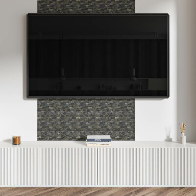 Vinyl tegels zelfklevend Een patroon dat een stenen muur imiteert